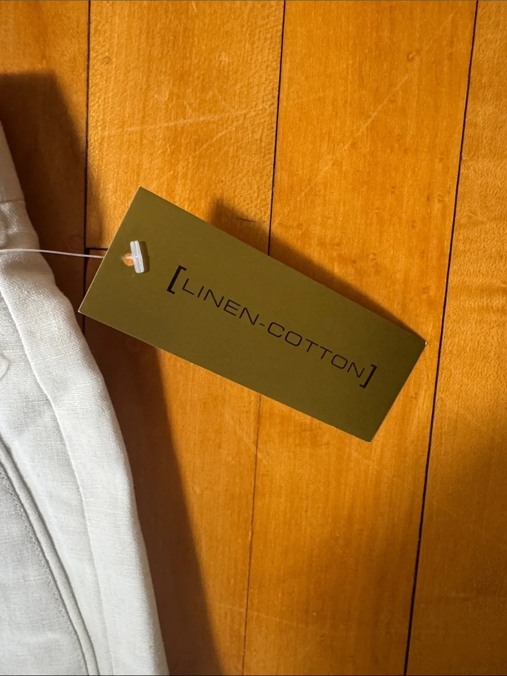 Axist Men's White Linen-Blend Casual Pants men’s 36x30